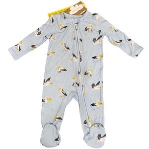 Angel Dear Pretty Pelicans Bamboo Footie